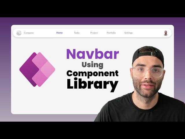 Create a Navbar using a Component Library in Power Apps