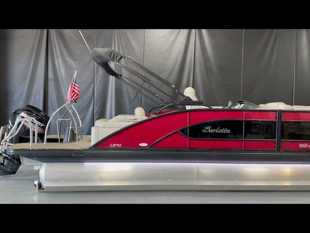 FRESH Used Pontoon For Sale in Nisswa: 2019 Barletta w/ 115 Horsepower and Extended Activity Deck!