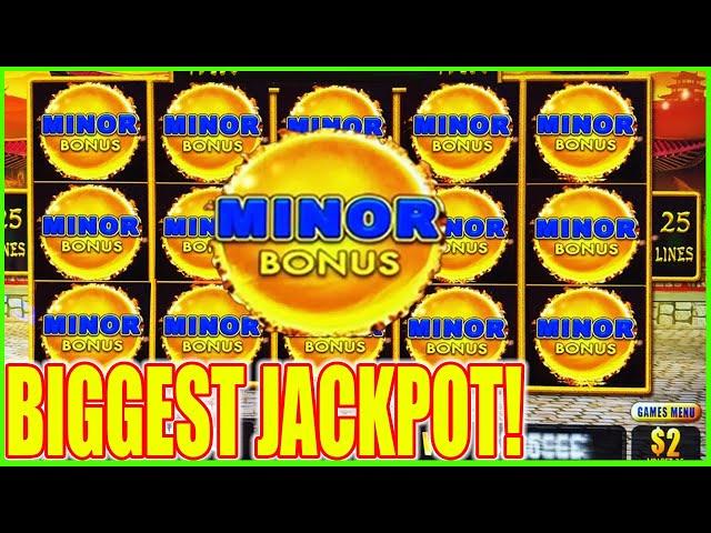 She Hit The BIGGEST JACKPOT Ever on High Limit Happy & Prosperous Dragon Link Slot