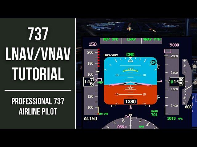 737 LNAV/VNAV RNP APPROACH - Professional 737 Airline  Pilot - PMDG