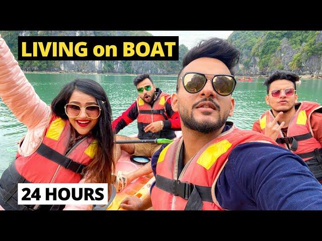 LIVING ON A BOAT FOR 24 HOURS ft TRIGGERED INSAAN FUKRA INSAAN