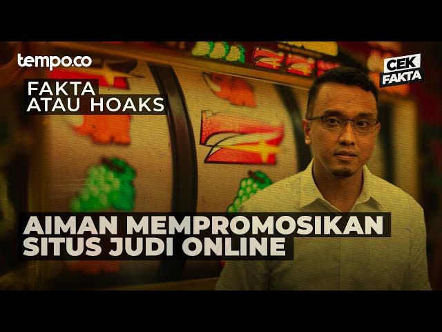 Host Aiman Witjaksono Promosi Situs Judi Online? | Cek Fakta Tempo