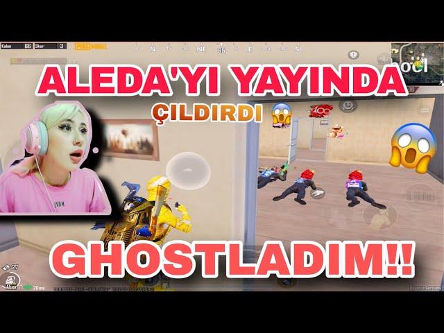 ALEDA’YI YAYINDA GHOSTLADIM ÇILDIRDI  ( KÜFÜR ETİ )!! PUBG MOBİLE