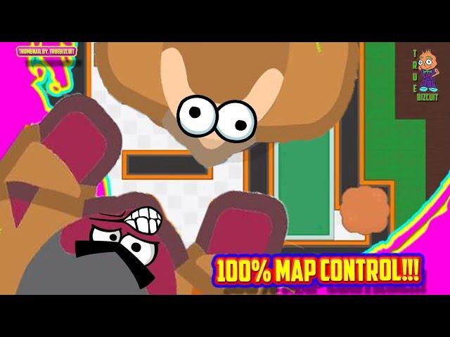 BRAAINS.IO (WORLD RECORD GAMEPLAY) 100% MAP CONTROL [170,000K SCORE] NEW IO GAME TIPS & STRATEGY