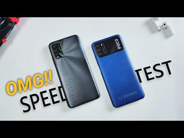 Poco M3 Vs Redmi 9 Power | Speed Test | Who is the Winner  OMG!!!