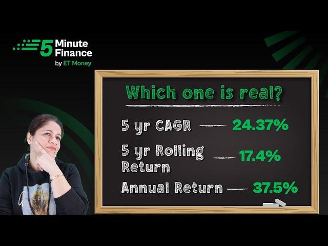 CAGR vs Rolling Returns: Which is better to select a mutual fund?