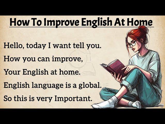 How to Improve English At Home ? | Improve Your English | Graded Reader Level 1  | Listen And Speak