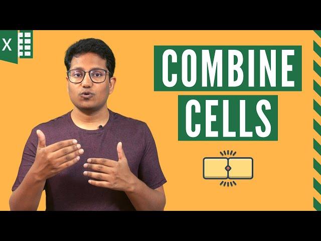 How to Combine Cells in Excel (Using formulas) | Combine Columns in Excel