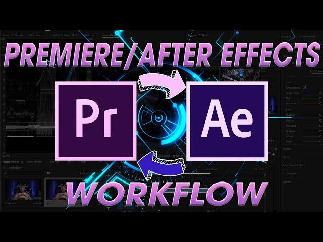 HOW TO EDIT BETWEEN PREMIERE PRO AND AFTER EFFECTS - DYNAMIC LINKING *EASY