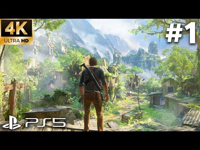 UNCHARTED 4 PS5 Remastered Gameplay Walkthrough Part 1 (Uncharted Legacy of Thieves Collection)