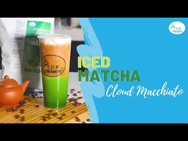  ICED MATCHA CLOUD MACCHIATO RECIPE | STARBUCKS INSPIRED ICED MATCHA CLOUD MACCHIATO | NEW RECIPE!