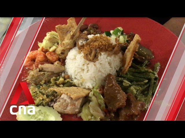 Made's Warung's famous nasi campur in Bali