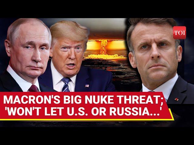 Macron's Mega Nuclear Announcement; 'French Nuke Shield...' | Stunt Before Ukraine EU Summit