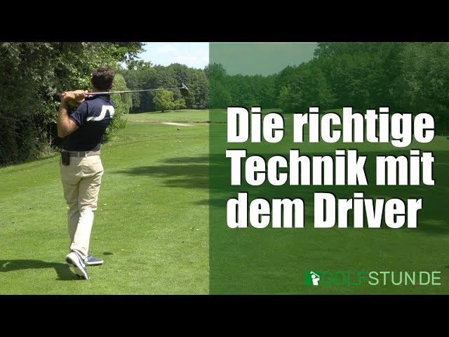 ABSCHLAG MIT DEM DRIVER – Die richtige Technik beim Golfschwung ‍️