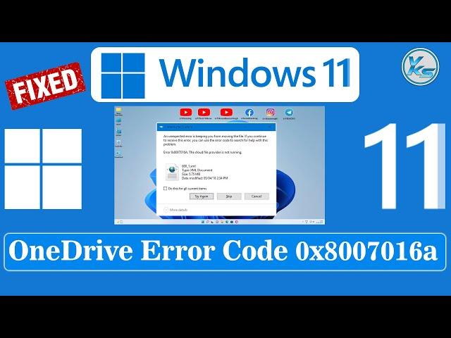  How To Fix OneDrive Error Code 0x8007016a in Windows