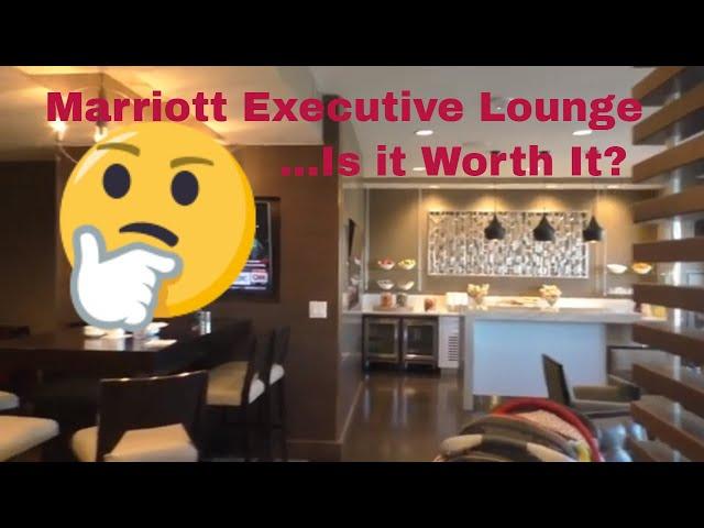 Marriott Executive Lounge Worth It?  Minneapolis/MOA