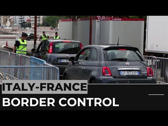 Refugees face tough controls at Italy-France border