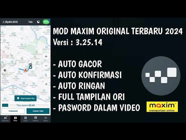 MOD MAXIM TAXSEE ORIGINAL TERBARU 2024 AUTO KONFIRMASI