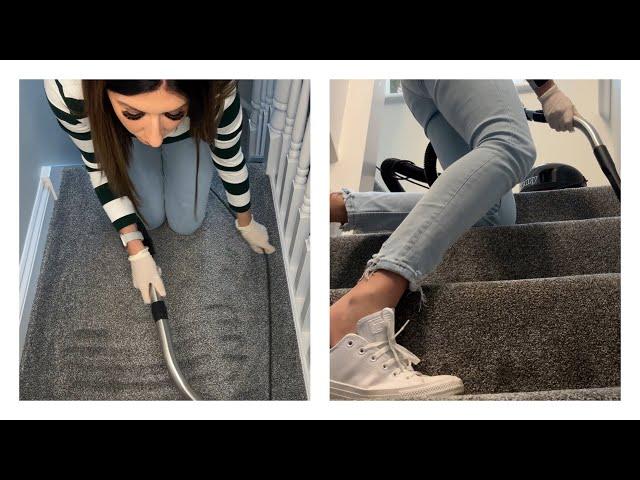 ASMR Vacuuming White Noise Crevice and Edge Vacuuming Tingles