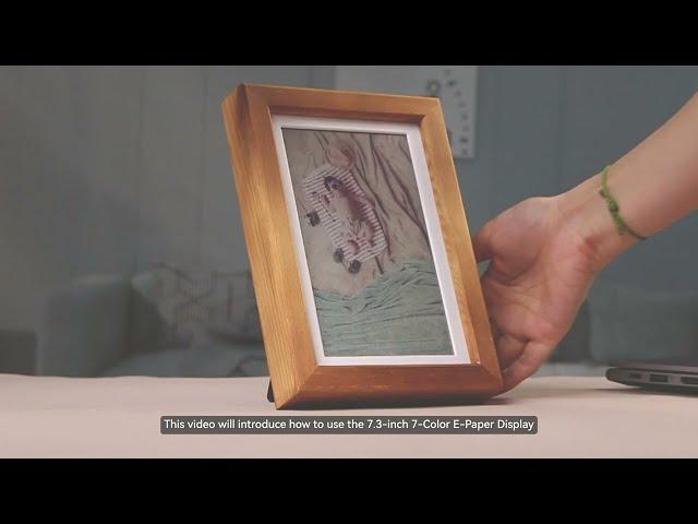 PhotoPainter Tutorial, 7-Color e-paper Display, photo frame, suitable for different content displays