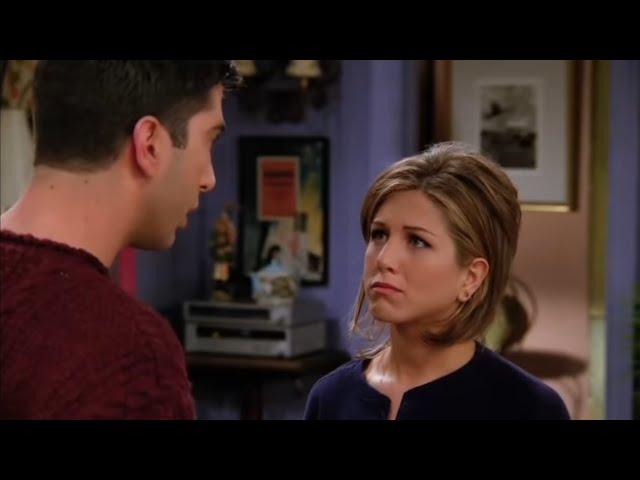 FRIENDS | Ross and Rachel - "YOU'RE OVER ME" Ross hears Rachel's voicemail confessing her #011