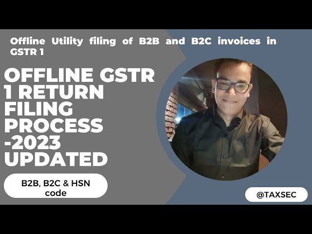 How to File GSTR 1 through Offline Utility | How to prepare JSON for GST Return | GST Return Filing.