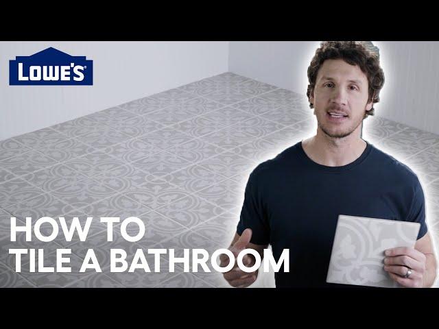 How to Tile A Bathroom Floor