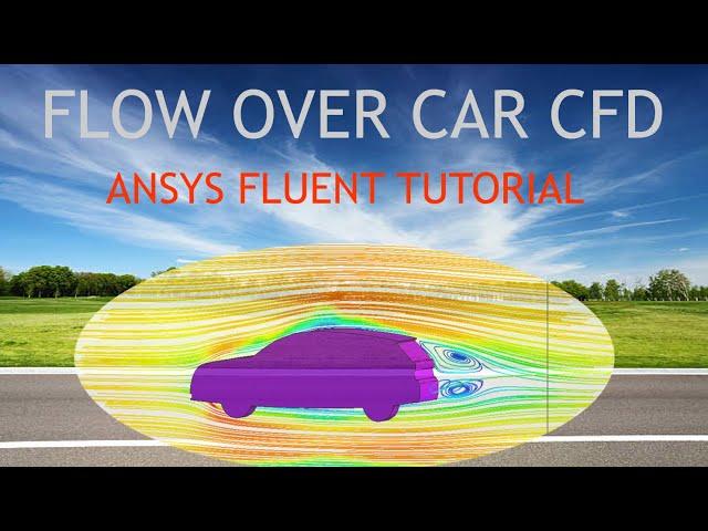 How to do Analysis of Turbulent Air Flow Over Car using ANSYS Fluent | Tutorial