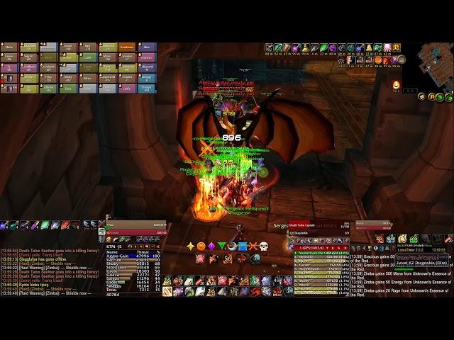 Blackwing Lair world record speed run (25:02 min) by 'Progress' on Lightbringer 1.12 - WoW Classic