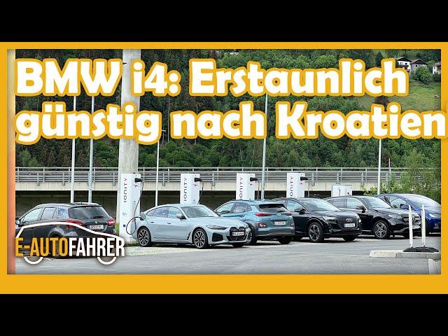 BMW i4: Fahrt nach Kroatien mit verblüffenden Verbrauch