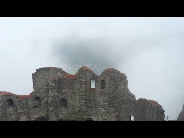 Les ruines de l'abbaye de la Sacra di San Michele