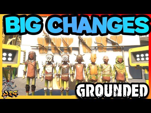 GROUNDED UPDATE Armor Buffs And Weapon Changes! 1.3 Make it And Break It!