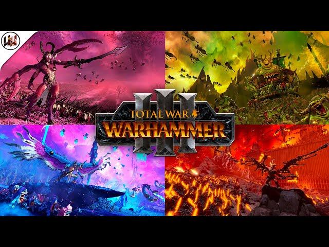 Окунитесь в Мир Total War: Warhammer 3 – Трейлеры Всех Играбельных Фракций