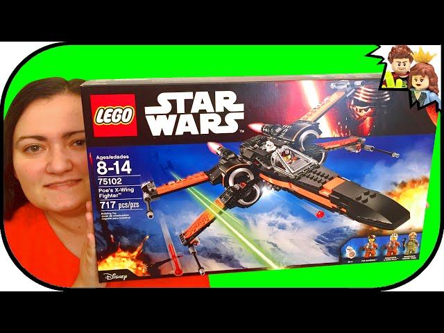 LEGO Star Wars Poe's X-Wing Fighter 75102 Review + 60 Second Build - BrickQueen