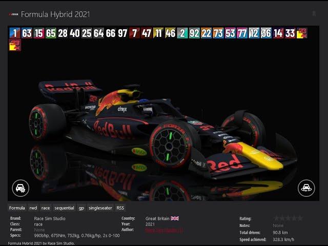 Race Sim Studios Formula Hybrid 2021 WORTH EVERY PENNY Assetto Corsa 2021