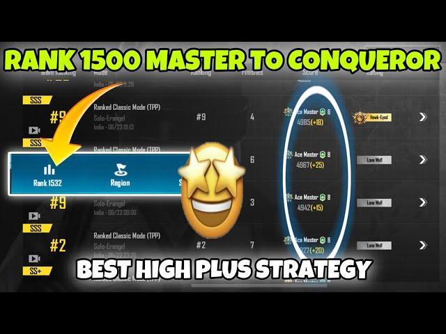 DAY 25 :  MINUS RECOVER EASY SOLO CONQUEROR. RANK 1500 ACE MASTER TO CONQUEROR STRATEGY