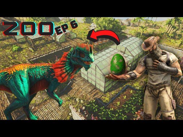 Ark Zoo Build Ep 6 | Expanding the Zoo Build and Attempting to Fill It with Colorful Dinos! NO MODS