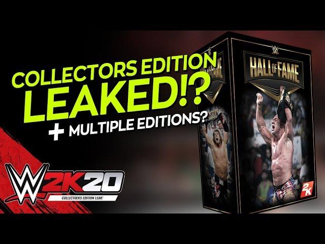 WWE 2K20 Collectors Edition Leaked!? Multiple Editions? (WWE 2K20 News)