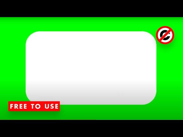 GREEN SCREEN TRANSITIONS || SOFT EDGE SQUARE