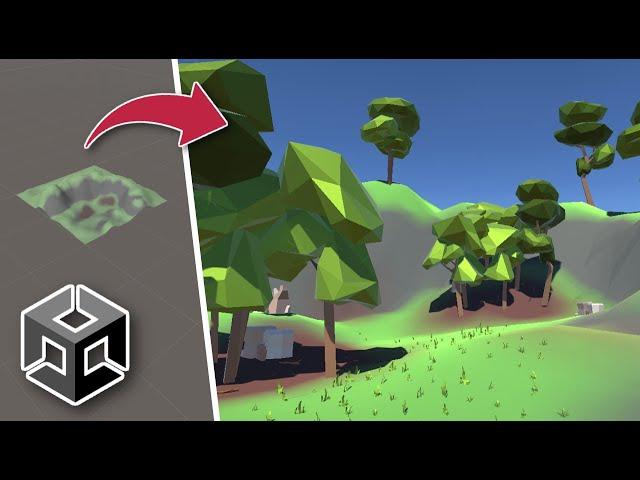 How to add trees to terrain in Unity (the BEST way) | Tutorial