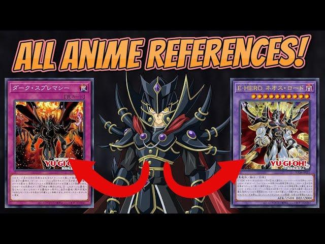 NEW EVIL HERO Support - ALL Yugioh GX Anime References!