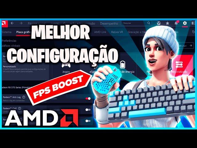 FORTNITE FPS BOOST AMD RADEON AUMENTAR MUITO FPS DO FORTNITE | Placas de vídeo AMD