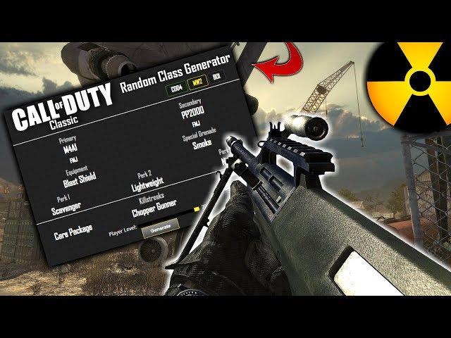 Random Class Generator Tactical Nuke Challenge! (MW2)