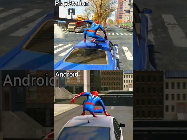 Marvel's Spider-Man PS5 vs Android | Car Chase