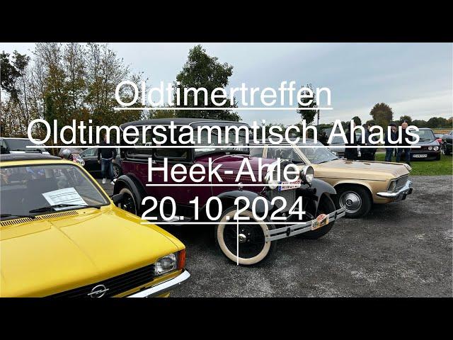 Oldtimertreffen | Oldtimerstammtisch Ahaus | Saisonfinale | Heek-Ahle | 20.10.2024