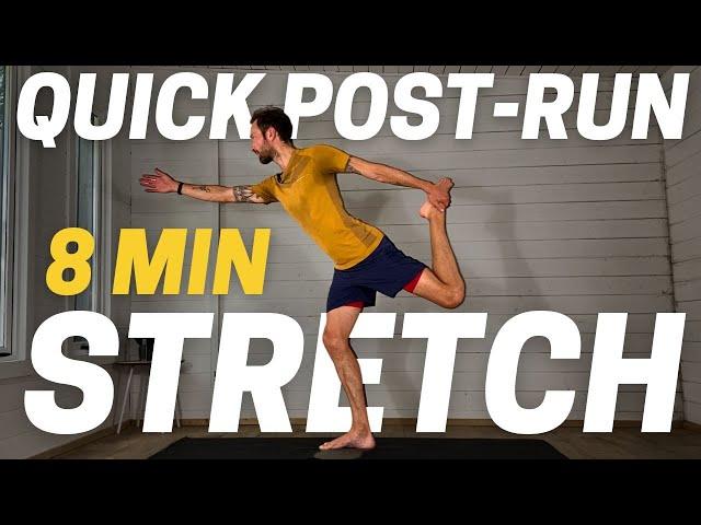 Quick & Effective 8 minute Post Run Stretch