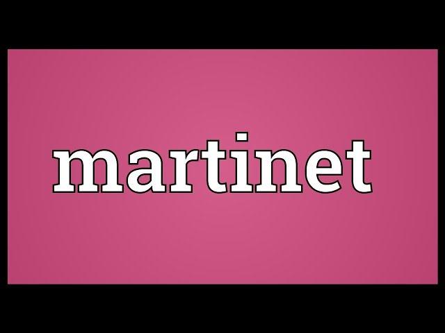 Martinet Meaning