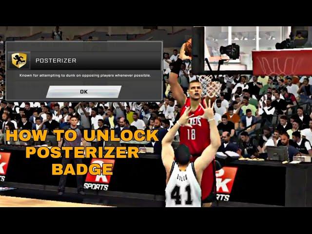 HOW TO UNLOCKED THE POSTERIZER BADGE IN NBA2K20 MOBILE 