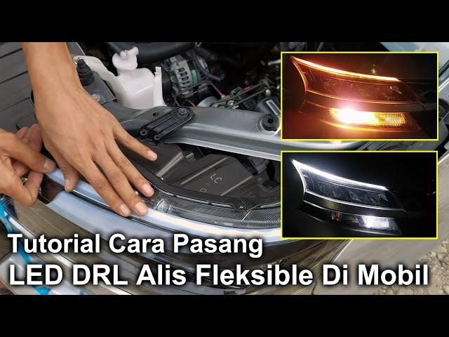 LED DRL Alis Fleksible Waterproof Welcom Light Pasang Di Mobil Makin Gaya !!! Begini Cara Pasangnya