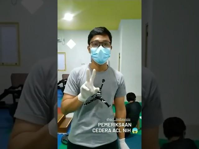 BEGINI CARA MENGETAHUI CEDERA LUTUT ACL YANG BENAR (FISIOTERAPI)